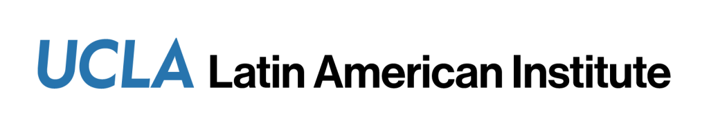 UCLA Latin American Institute logo with blue and black text on white background